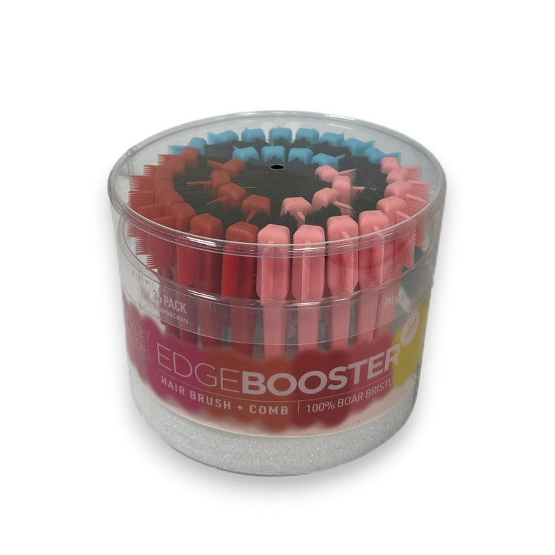 SFEB9177 E/B Hair Brush+Comb Mini PLUS Blue / Pink / Red 36 pack