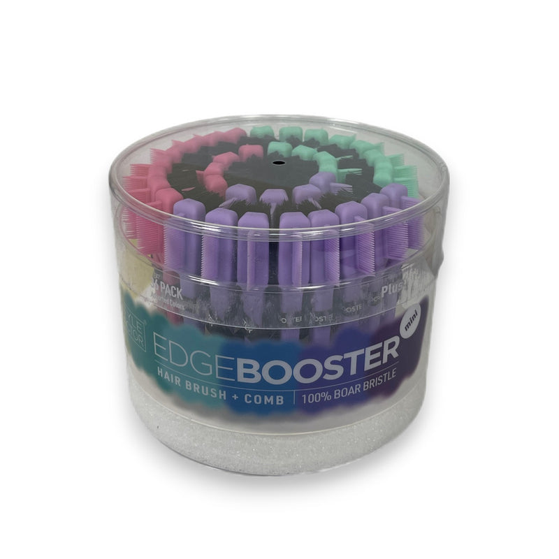 E/B Hair Brush+Comb Mini PLUS Green / Pink / Purple 36 pack