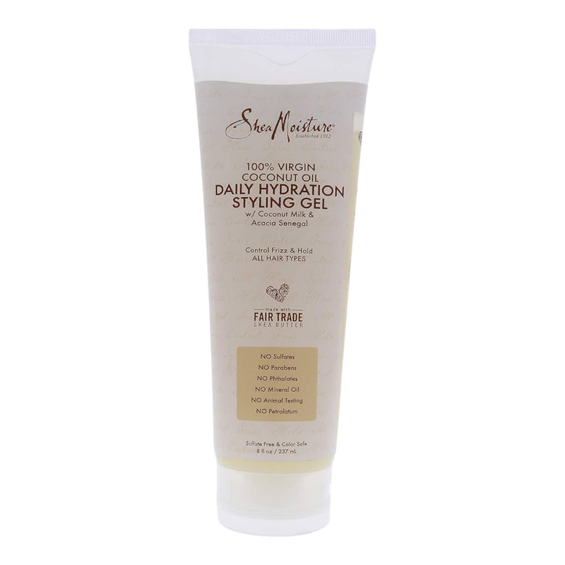 Shea Moisture 100% Virgin Coconut Oil Daily Hydration Styling Gel 8 oz