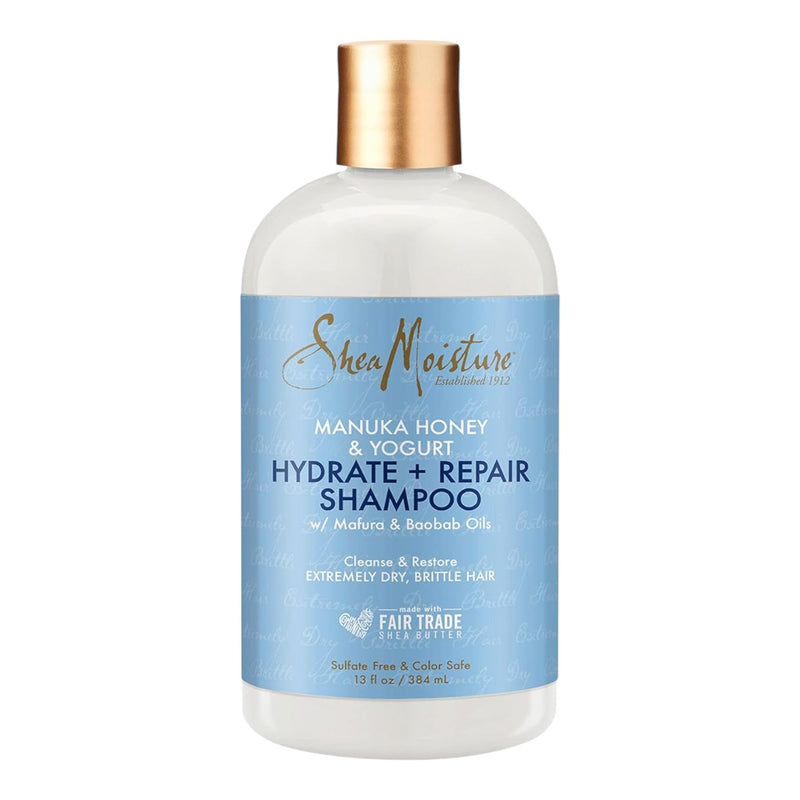 Shea Moisture Manuka & Yogurt Repair Shampoo 13 oz (Blue)