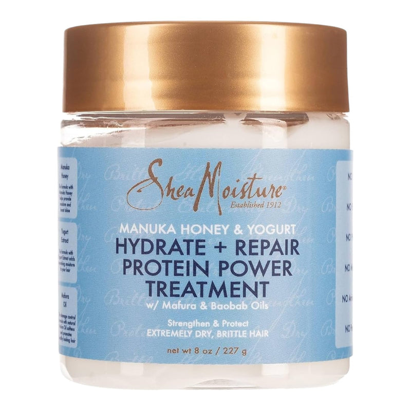 Shea Moisture Manuka & Yogurt Protein Power Treatment 8 oz (Blue)