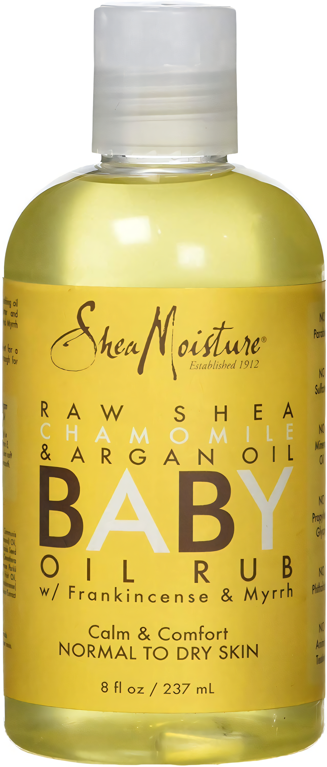SHMO235 Shea Moisture Raw Shea Butter Baby Oil Rub 8 oz