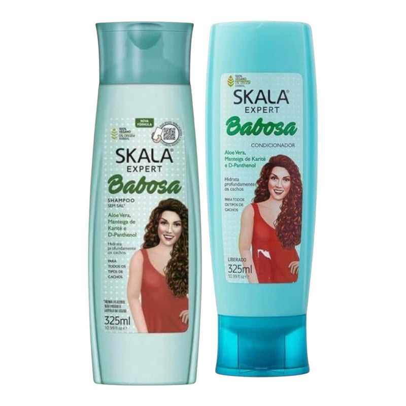 Skala Shampoo+Conditioner Babosa  325ml Each (Blue)