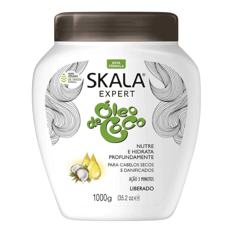 Skala Treat. Oleo De Coco / Coconut Oil 1000g/35.2oz (White)