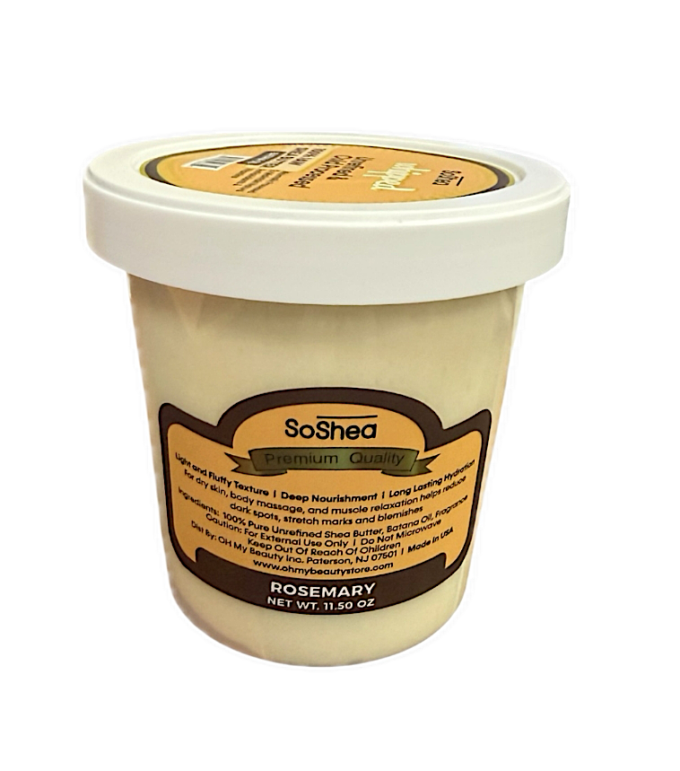 SS000A So Shea Whipped Shea Butter -Rosemary 11.50 oz