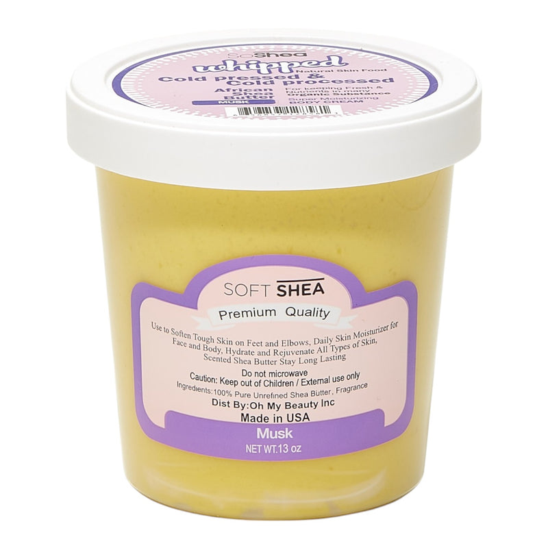 Soft Shea Whipped Shea Butter - Musk 13 oz