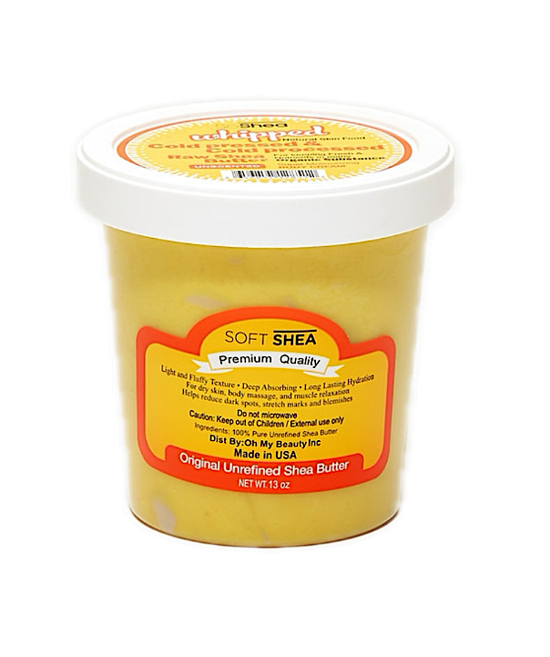SS010A So Shea Whipped Shea Butter - Turmeric (Purple) 13 oz