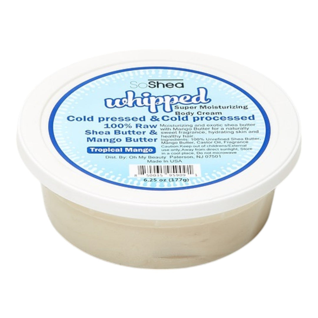 Whipped Shea Butter (Tropical Mango) 6.25 oz