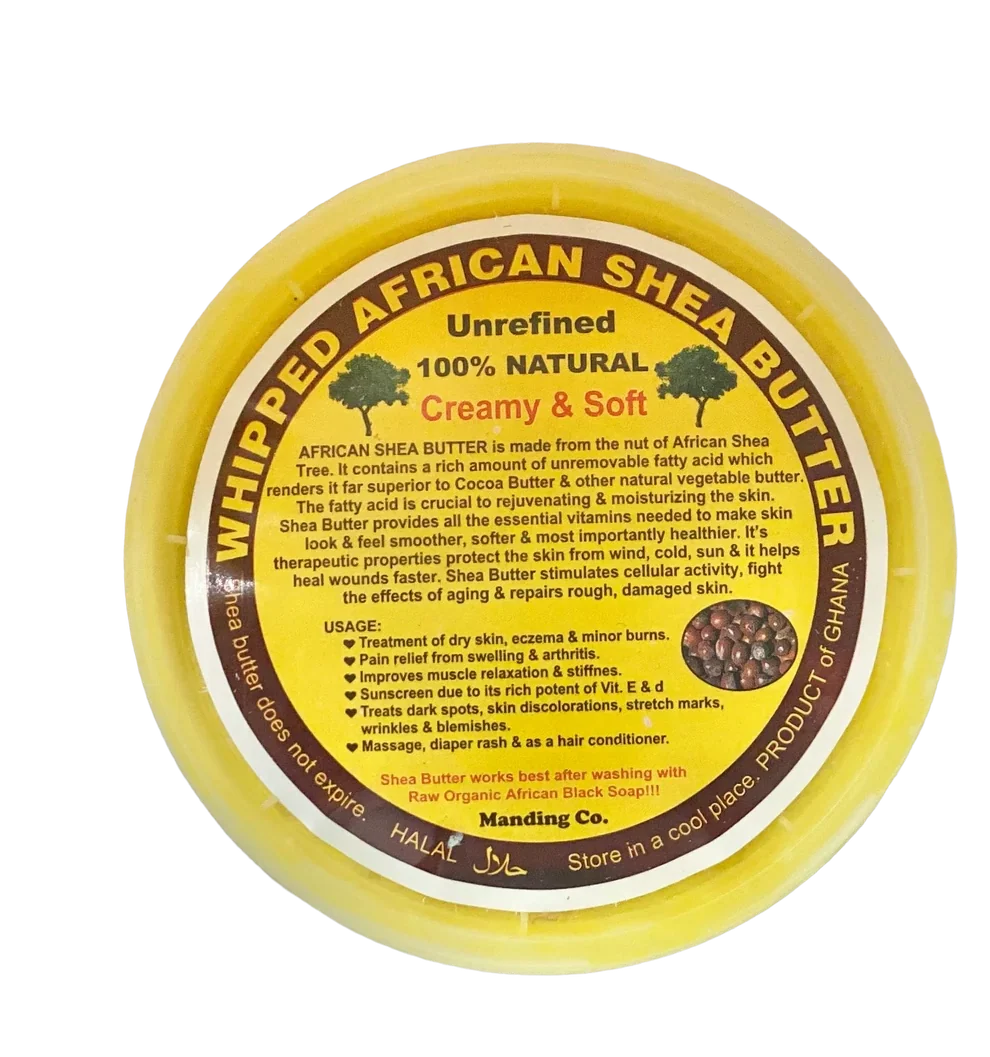 SS409 So Shea Creamy & Soft Unrefined Whipped African Shea Butter 8oz