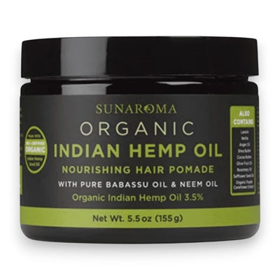 SUNROMA11 SUNAROMA Organic Indian Hemp Oil Nourishing Hair Pomade 5.5oz