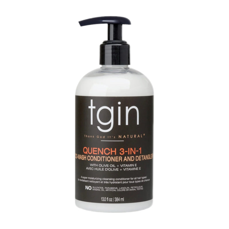 TGIN Quench 3-In-1 Co-Wash Conditioner and Detangler 13 oz