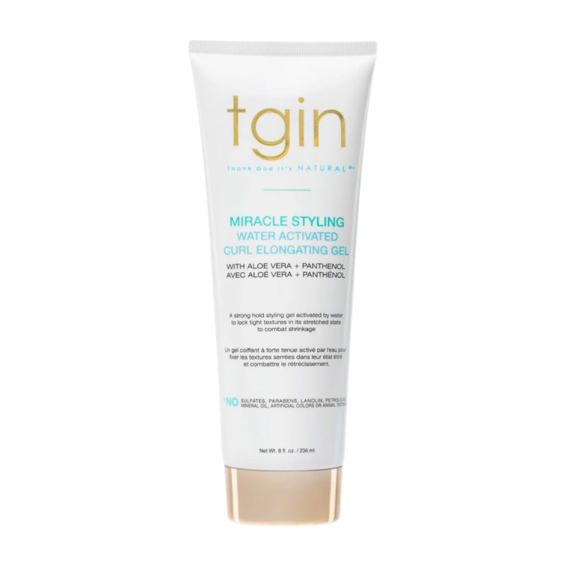 TGIN Miracle Styling Water Activated Curl Elongating Gel 8 oz