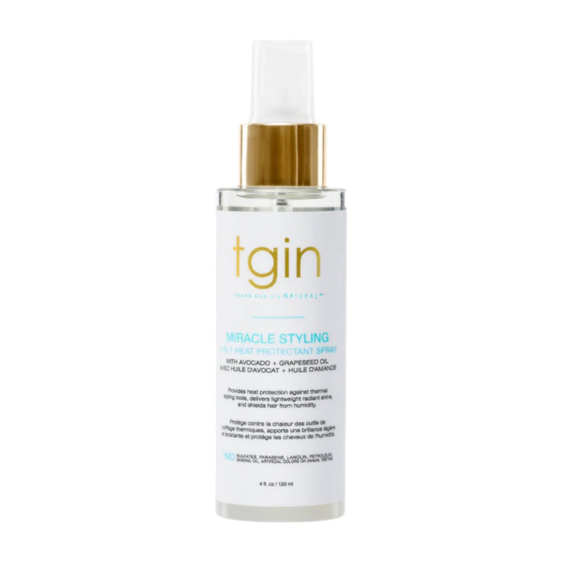 TGIN Miracle Styling 3-N-1 Heat Protectant Spray 4 oz