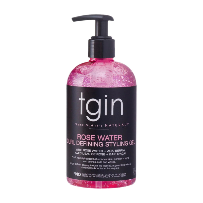TGIN Rose Water Curl Defining Styling Gel 13 oz