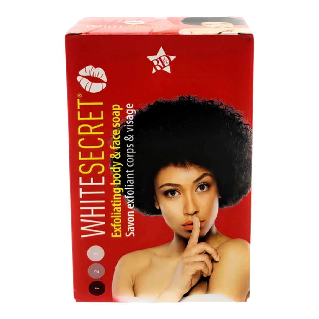 White Secret 03 Exfoliating (Red)  Body Soap 190g