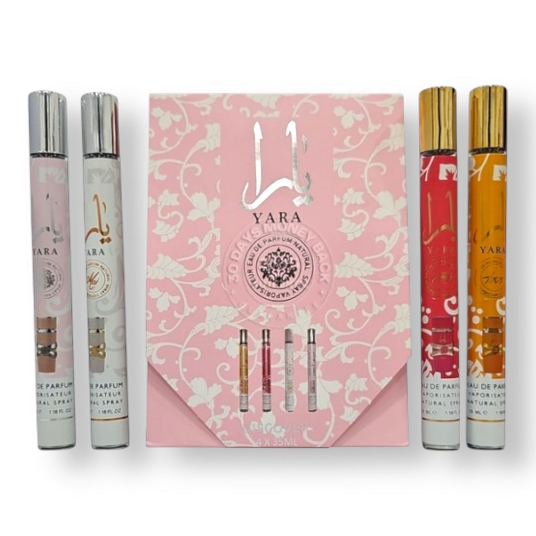 Yara Eau De Parfum 4 pcs Travel Set Spray (4 x 35 ml)