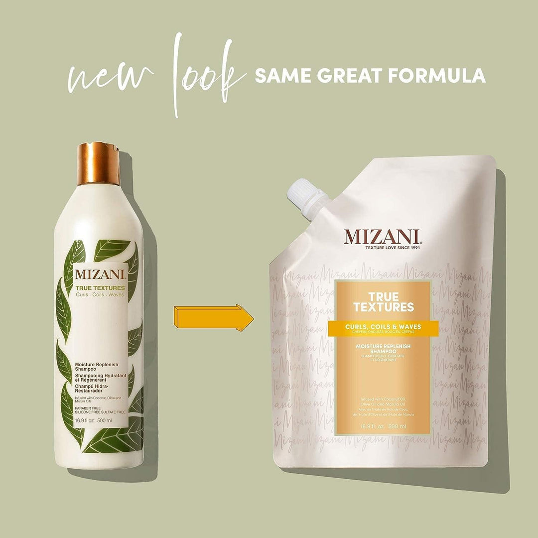 MIZ1491 Mizani New True Textures  Moisture Replenish Shampoo 16.9 oz / 500ml