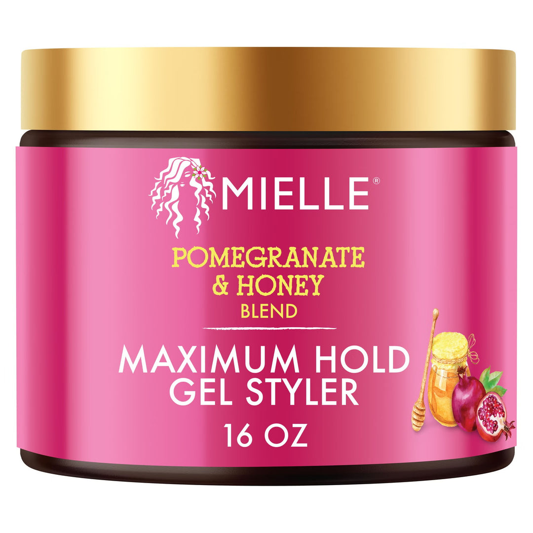 MIE3021 Mielle Pomegranate & Honey Maximum Hold Gel Styler 16 oz