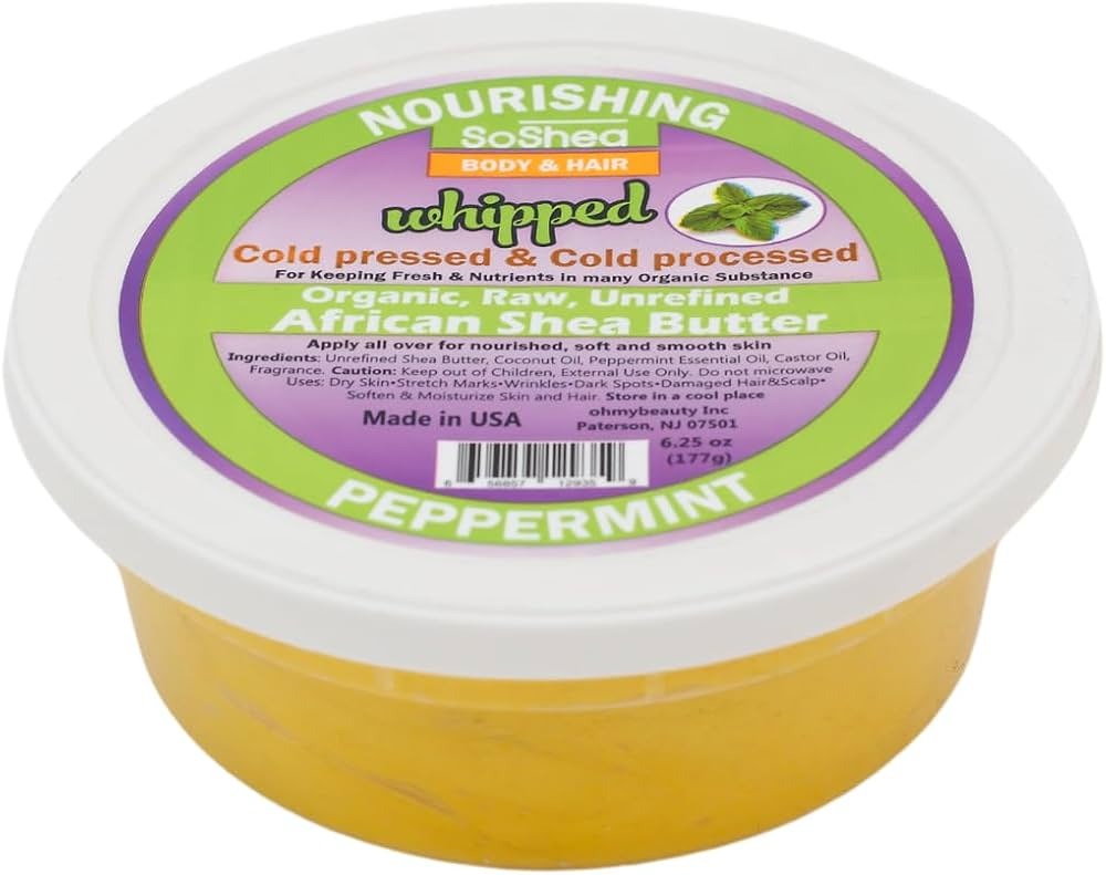 SS201 So Shea Whipped Shea Butter (Peppermint) 6.25 oz